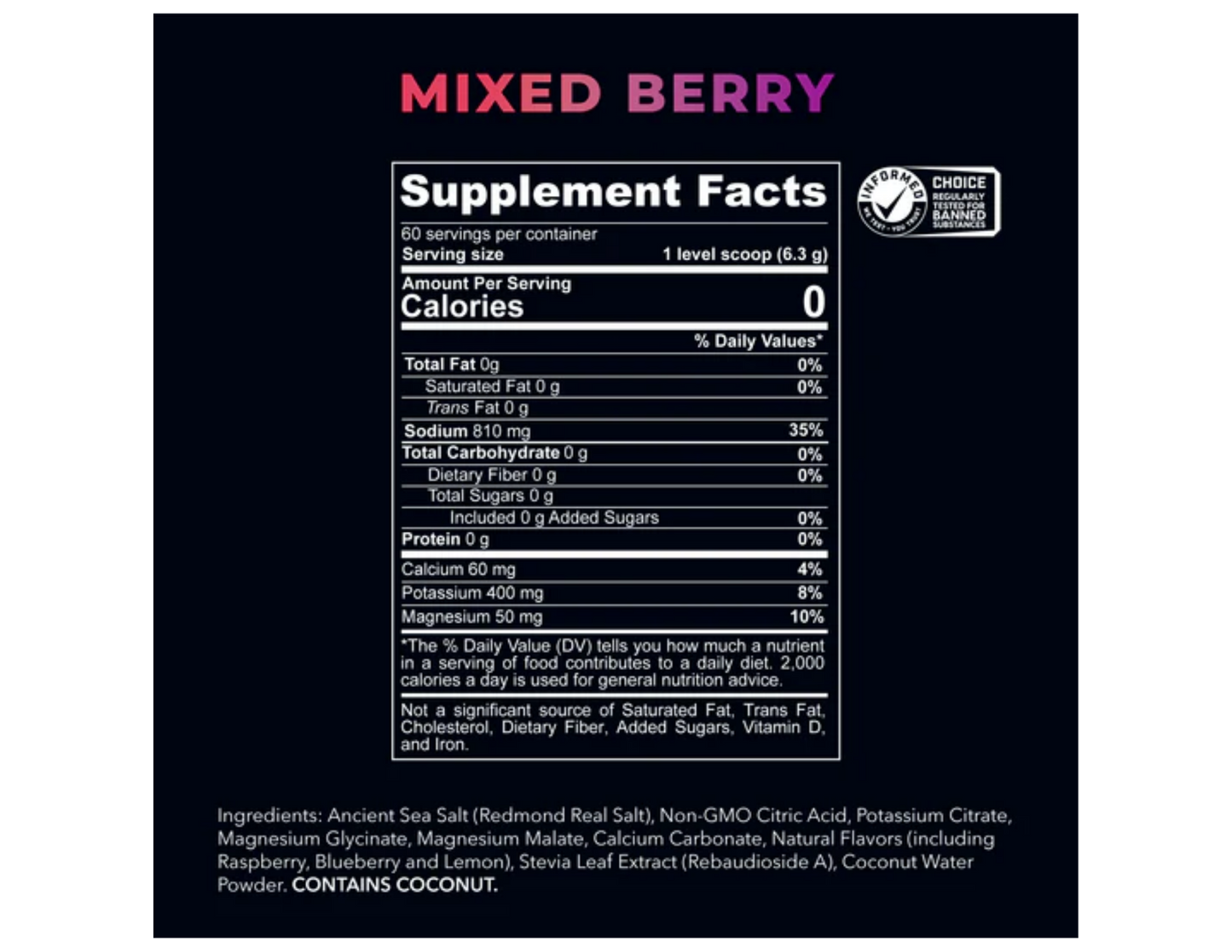 Re-Lyte® Hydration Electrolyte Powder / Mixed Berry