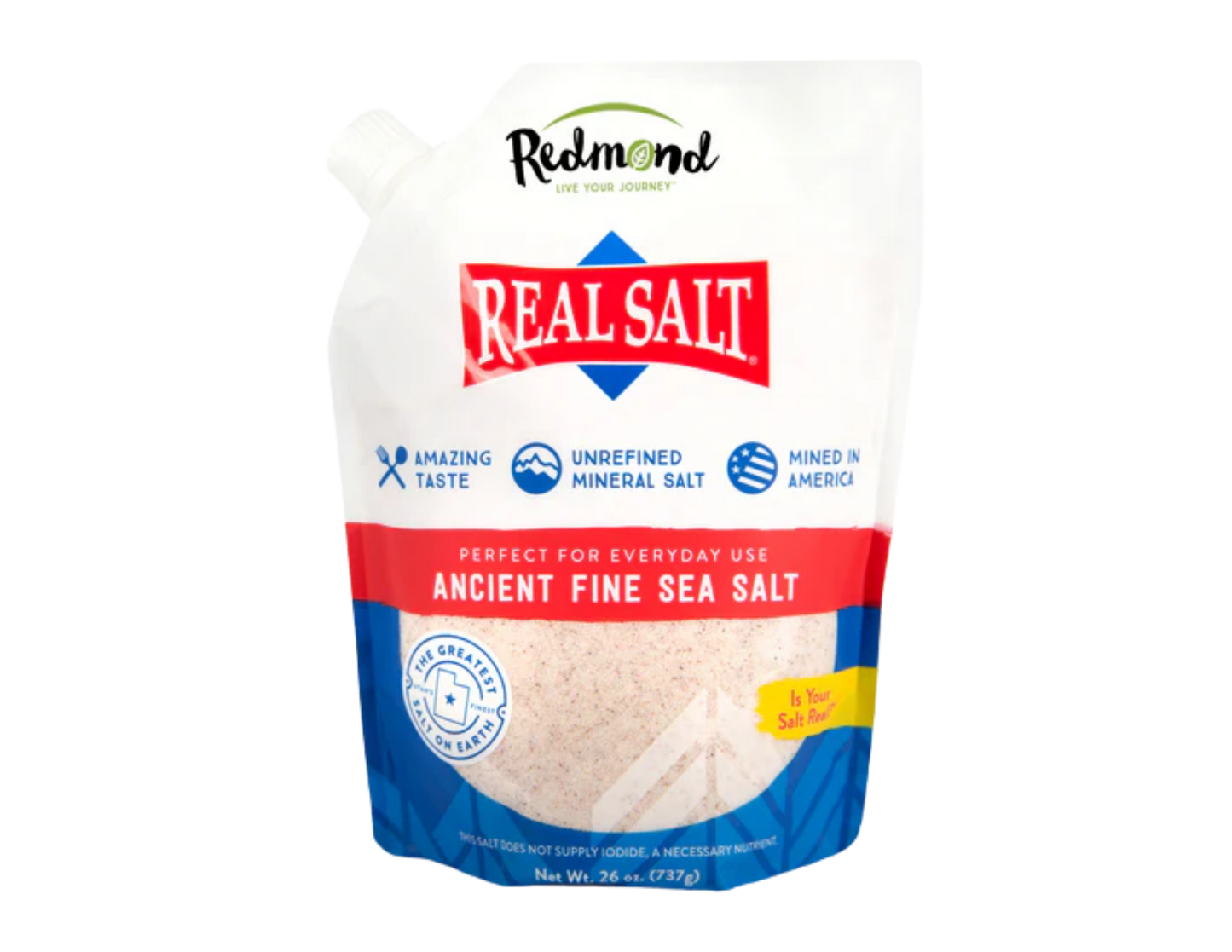 Real Salt Fine 26 oz Pouch