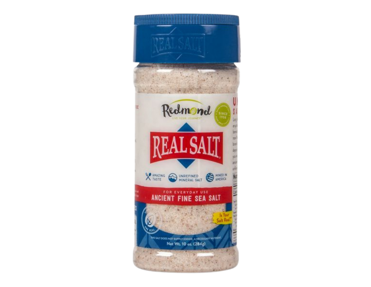Real Salt Fine 10 oz Shaker