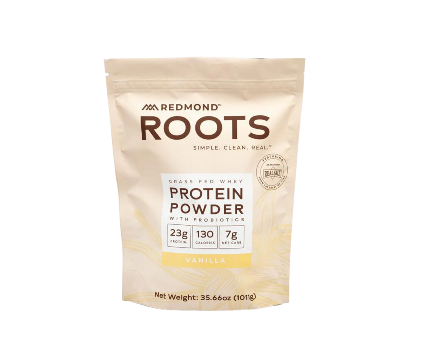 Vanilla Redmond Roots Protein Powder