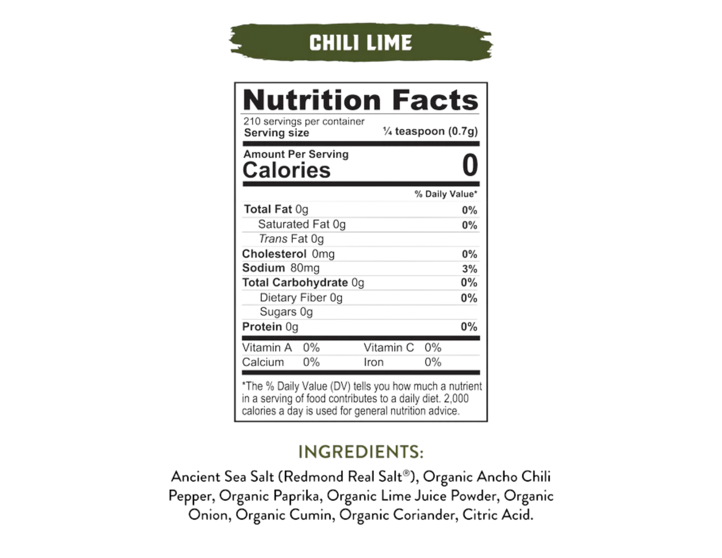 Real Salt Chili Lime Seasoning