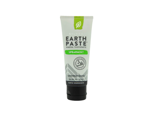 Redmond Earthpaste® | Natural Toothpaste with Silver / Unsweetened Spearmint